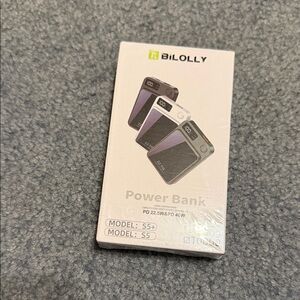 Power Bank - Black and Purple